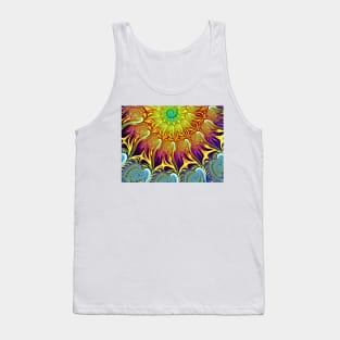 Colourful rays or petals Tank Top